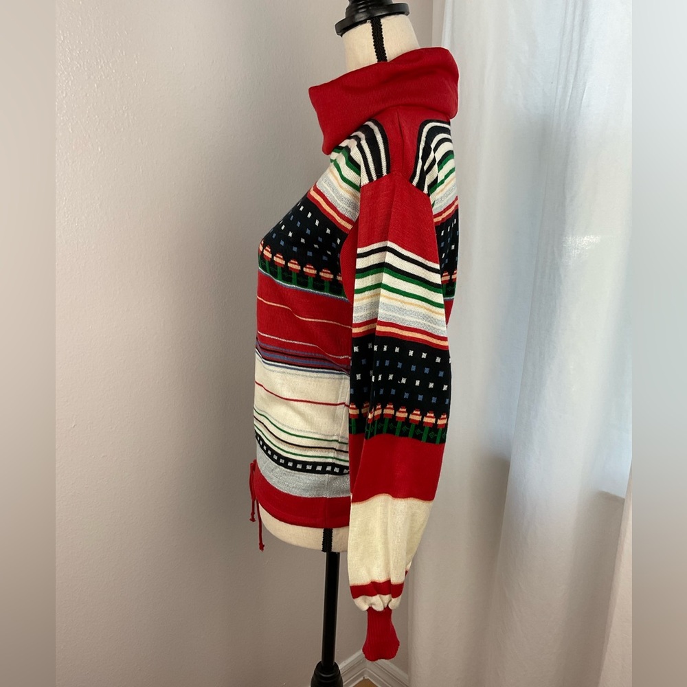 Vintage cowl neck‎ pullover sweater top - Picture 4 of 5